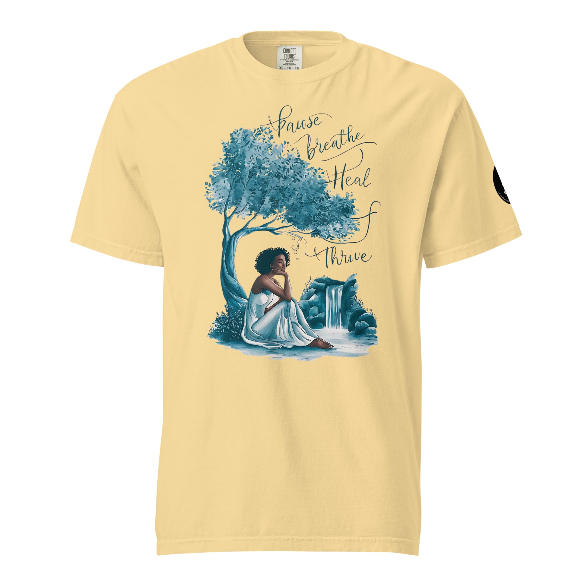 Pause, Breath, Heal (Relaxed Fit T-shirt) - Self Love Saga  Self-love Apparel, Mental Health Matters