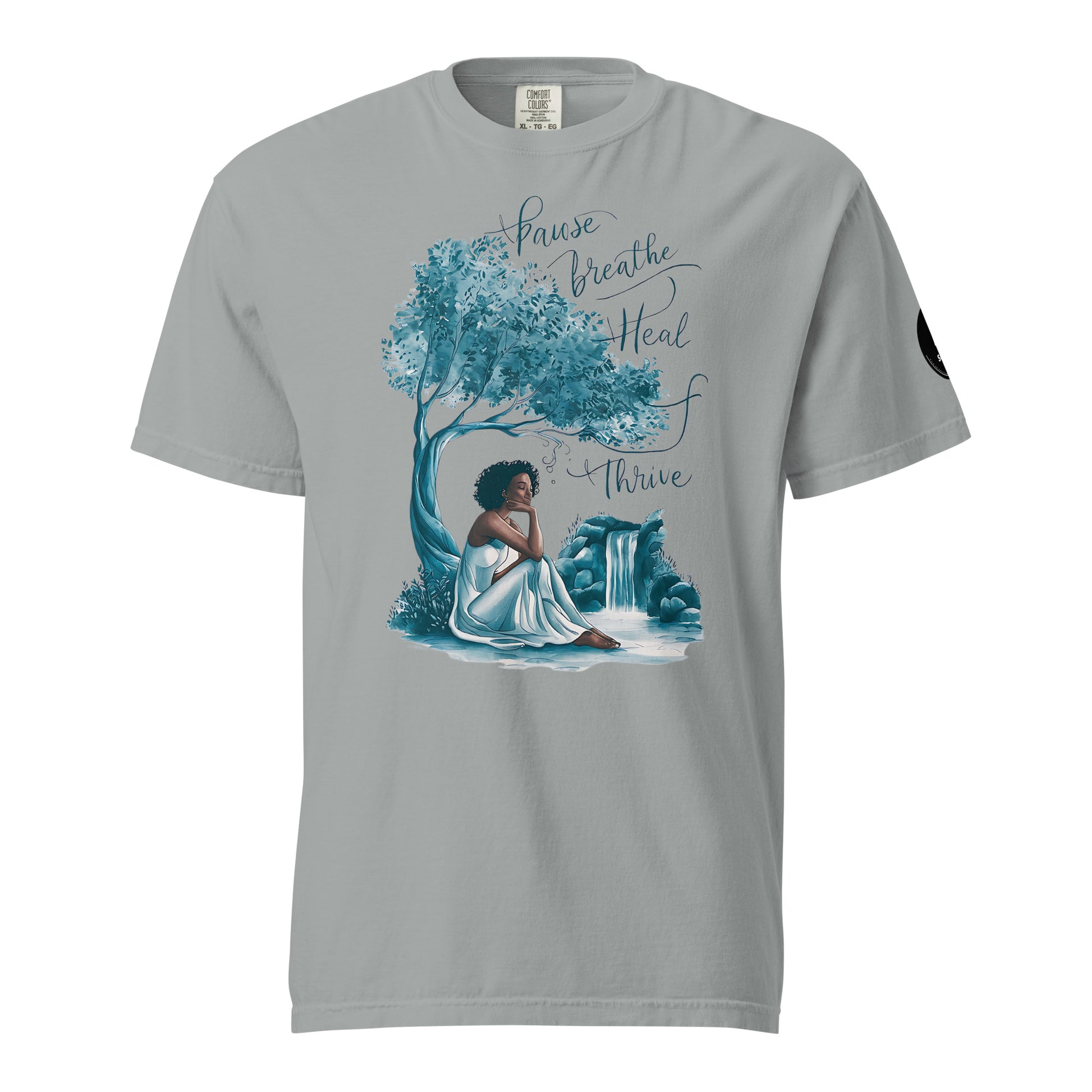 Pause, Breath, Heal (Relaxed Fit T-shirt) - Self Love Saga  Self-love Apparel, Mental Health Matters