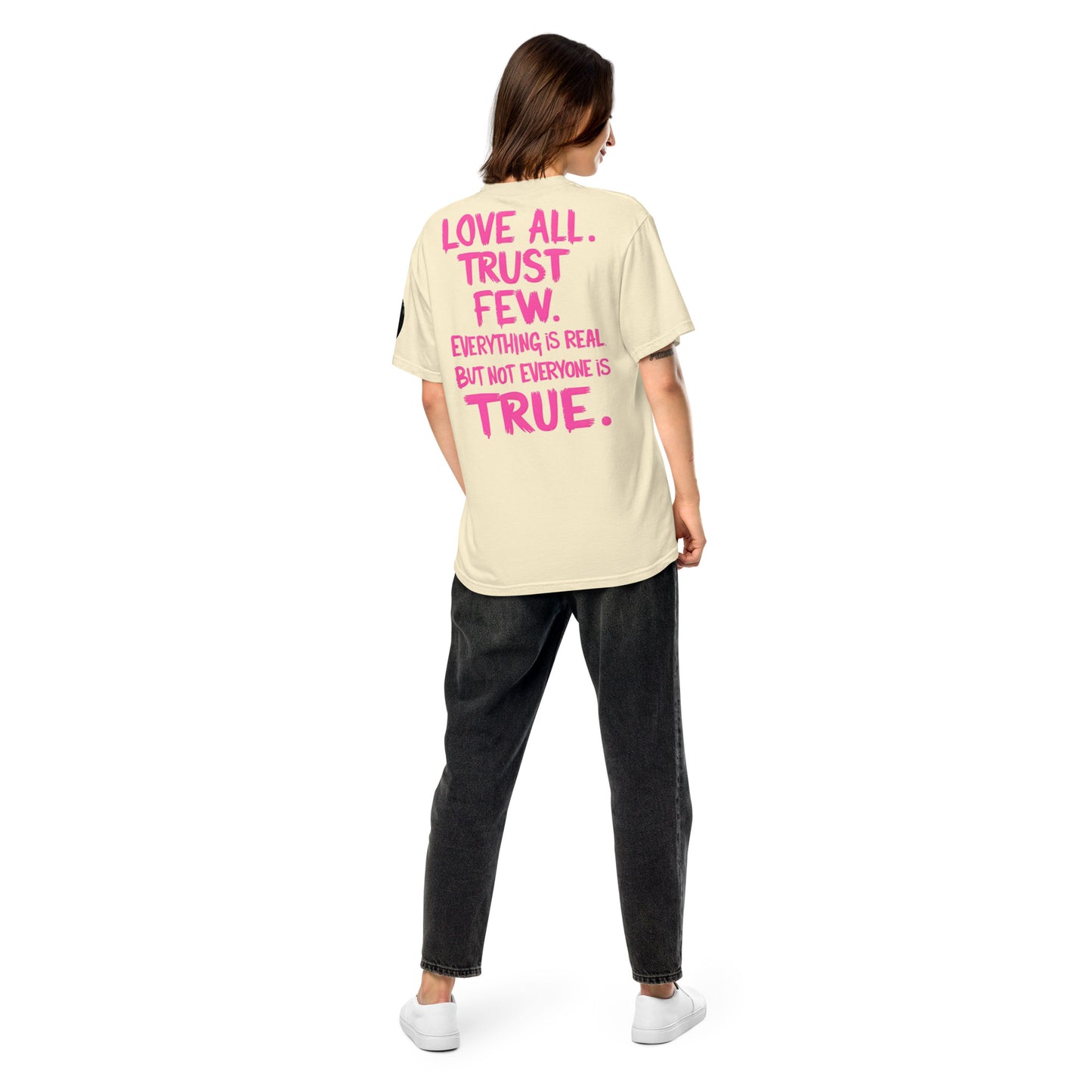 Love All. Trust Few | Relaxed Fit T-Shirt - Self Love Saga  Self-love Apparel, Mental Health Matters