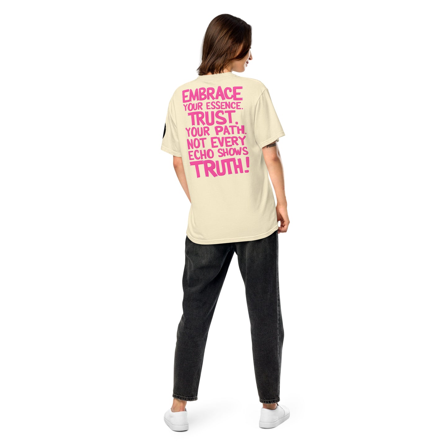 Embrace your Essence | Unisex garment-dyed heavyweight t-shirt - Self Love Saga  Self-love Apparel, Mental Health Matters