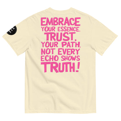 Embrace your Essence | Unisex garment-dyed heavyweight t-shirt - Self Love Saga  Self-love Apparel, Mental Health Matters