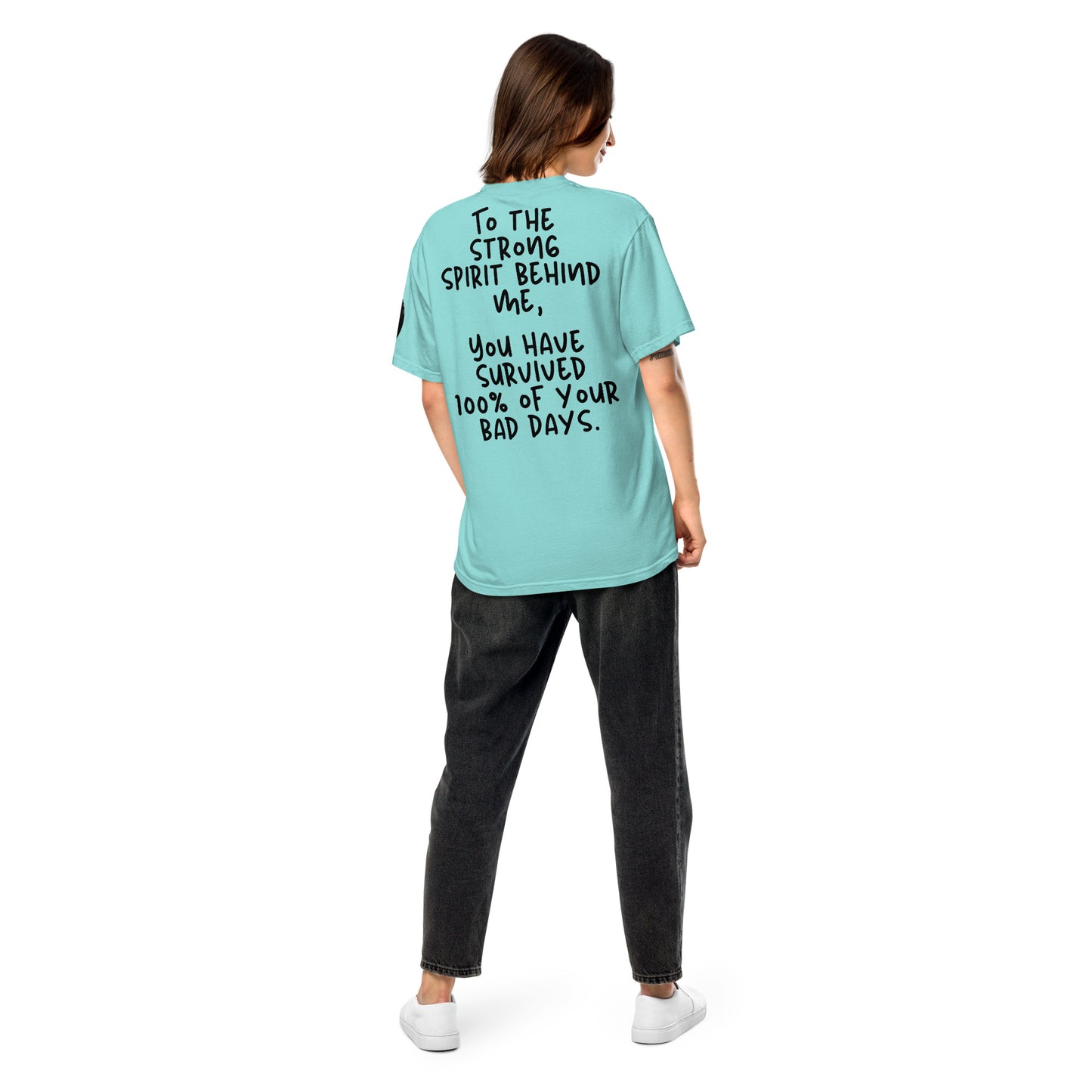 Surviving 100% Bad Days (Relaxed Fit T-shirt) - Self Love Saga  Self-love Apparel, Mental Health Matters