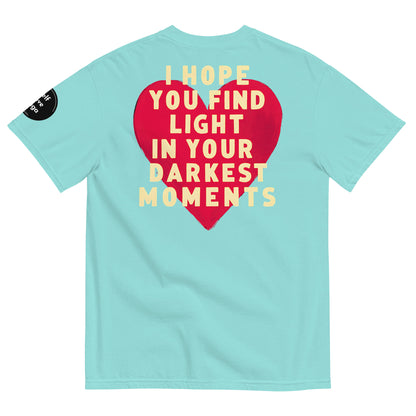 Light in Darkest Moments (Relaxed Fit t-shirt) - Self Love Saga  Self-love Apparel, Mental Health Matters