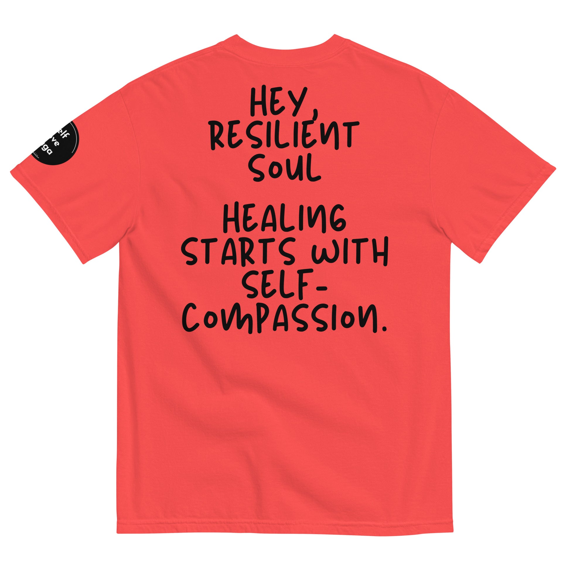 Start with Self-Compassion | Unisex garment-dyed heavyweight t-shirt - Self Love Saga  Self-love Apparel, Mental Health Matters