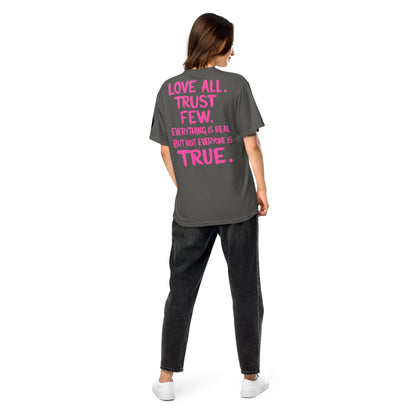 Love All. Trust Few | Relaxed Fit T-Shirt - Self Love Saga  Self-love Apparel, Mental Health Matters