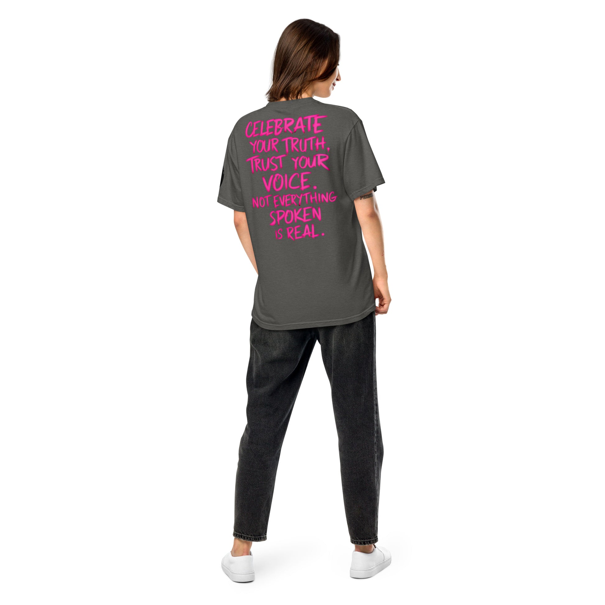 Celebrating Your Truth | Unisex garment-dyed heavyweight t-shirt - Self Love Saga  Self-love Apparel, Mental Health Matters