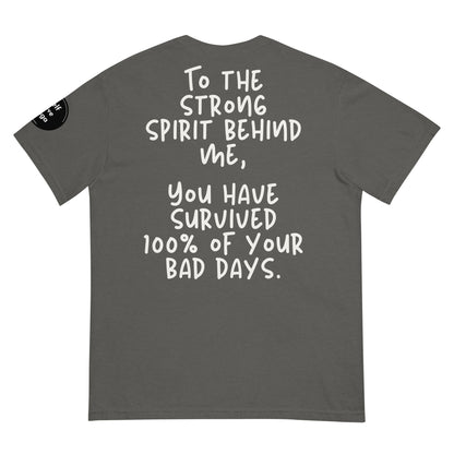 Surviving 100% Bad Days (Relaxed Fit T-shirt) - Self Love Saga  Self-love Apparel, Mental Health Matters