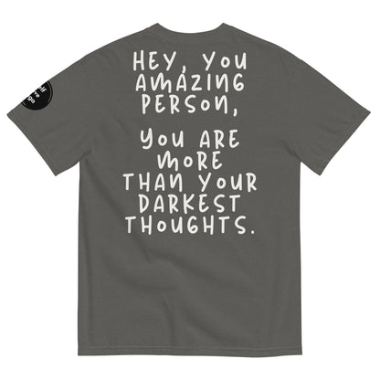 Your darkest thoughts (Relaxed Fit T-shirt) - Self Love Saga  Self-love Apparel, Mental Health Matters