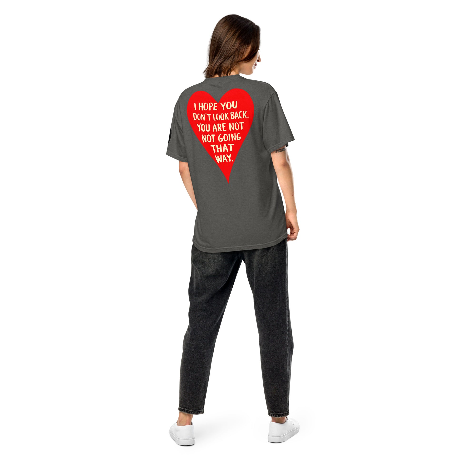 Don’t Look Back (Relaxed Fit T-shirt) - Self Love Saga  Self-love Apparel, Mental Health Matters