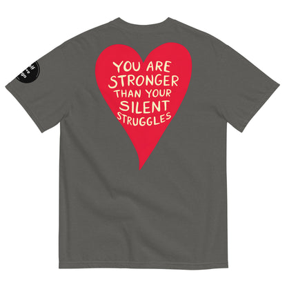 Your Silent Struggles (Relaxed Fit T-shirt) - Self Love Saga  Self-love Apparel, Mental Health Matters