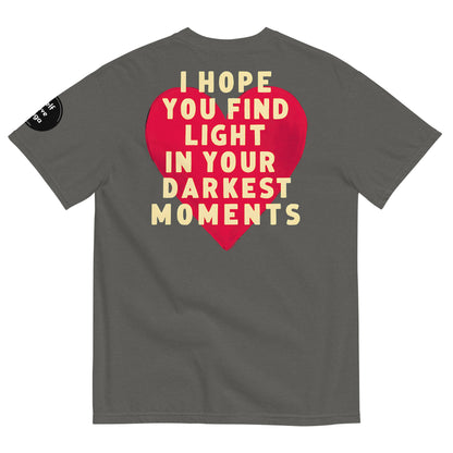 Light in Darkest Moments (Relaxed Fit t-shirt) - Self Love Saga  Self-love Apparel, Mental Health Matters