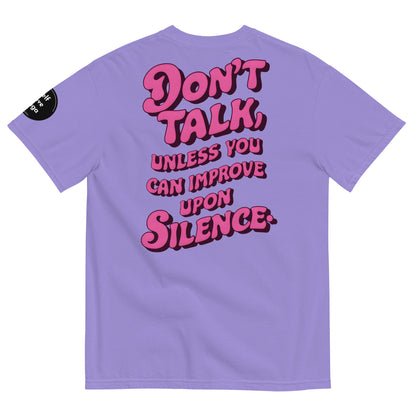 Improve Upon Silence (Relaxed Fit T-Shirt) - Self Love Saga  Self-love Apparel, Mental Health Matters