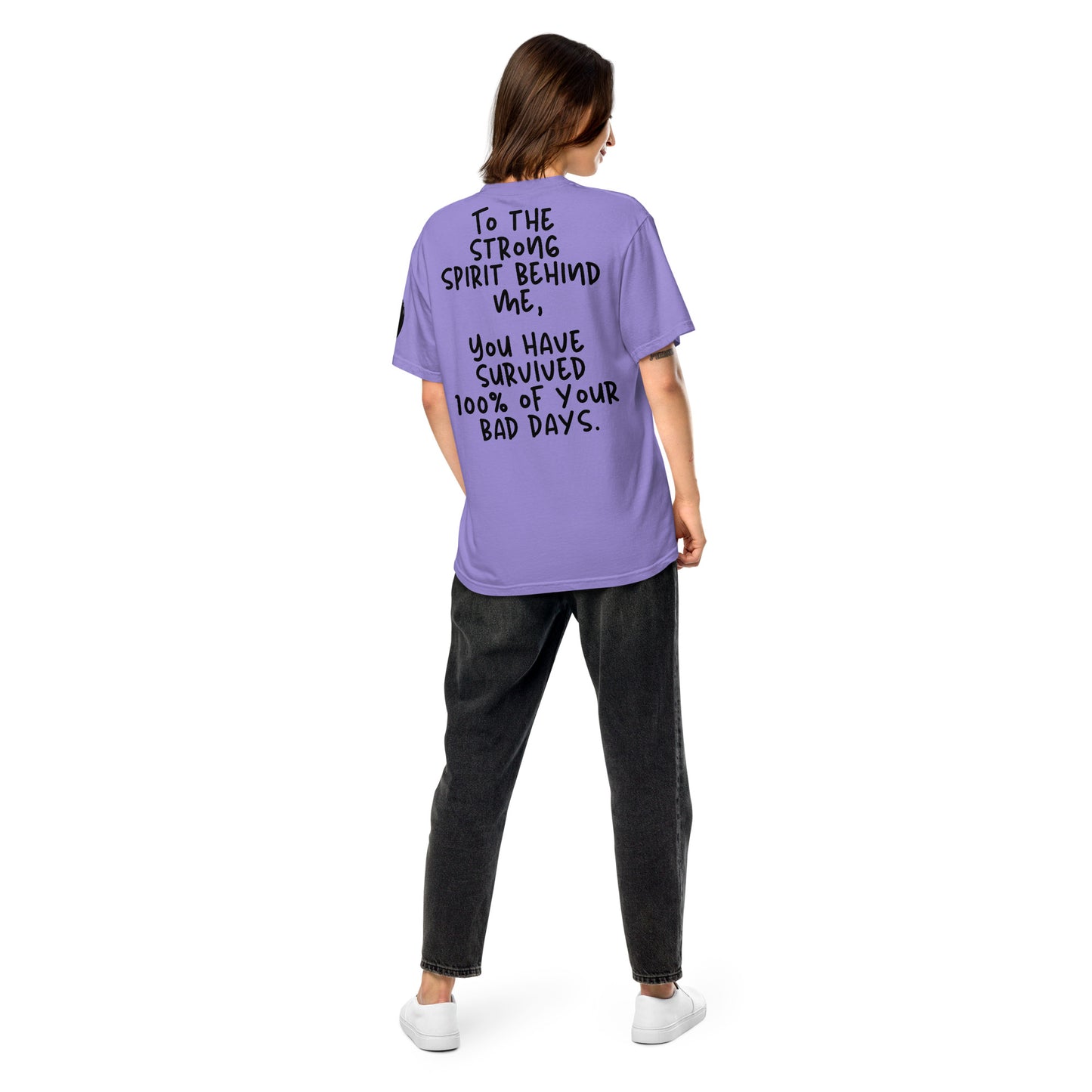 Surviving 100% Bad Days (Relaxed Fit T-shirt) - Self Love Saga  Self-love Apparel, Mental Health Matters