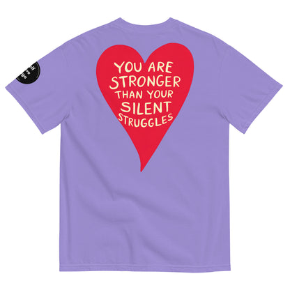 Your Silent Struggles (Relaxed Fit T-shirt) - Self Love Saga  Self-love Apparel, Mental Health Matters