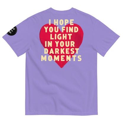 Light in Darkest Moments (Relaxed Fit t-shirt) - Self Love Saga  Self-love Apparel, Mental Health Matters