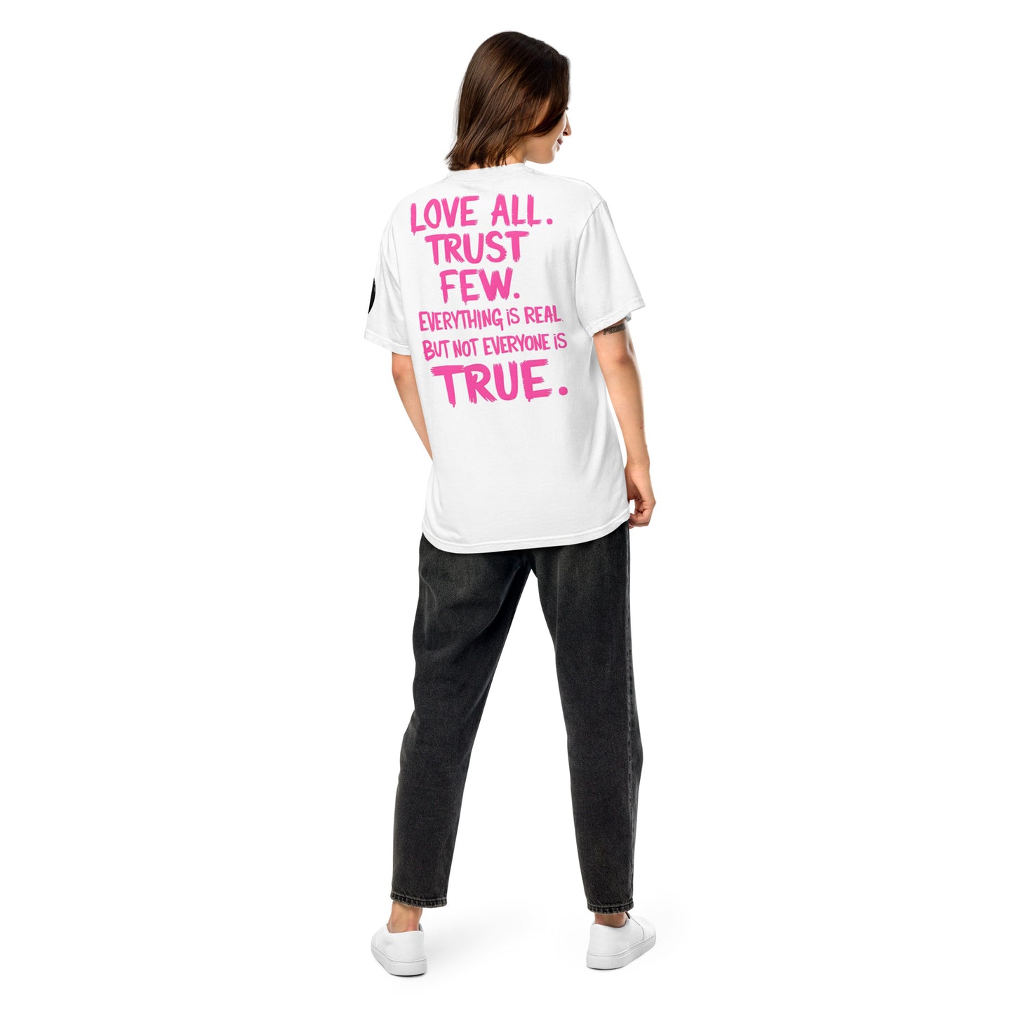 Love All. Trust Few | Relaxed Fit T-Shirt - Self Love Saga  Self-love Apparel, Mental Health Matters