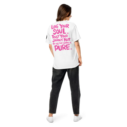 Love Your Soul (Relaxed Fit T-shirt) - Self Love Saga  Self-love Apparel, Mental Health Matters