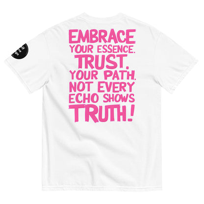 Embrace your Essence | Unisex garment-dyed heavyweight t-shirt - Self Love Saga  Self-love Apparel, Mental Health Matters