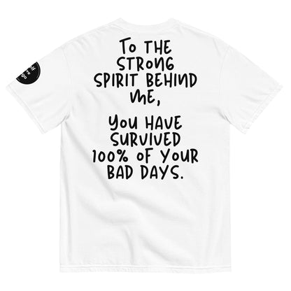 Surviving 100% Bad Days (Relaxed Fit T-shirt) - Self Love Saga  Self-love Apparel, Mental Health Matters