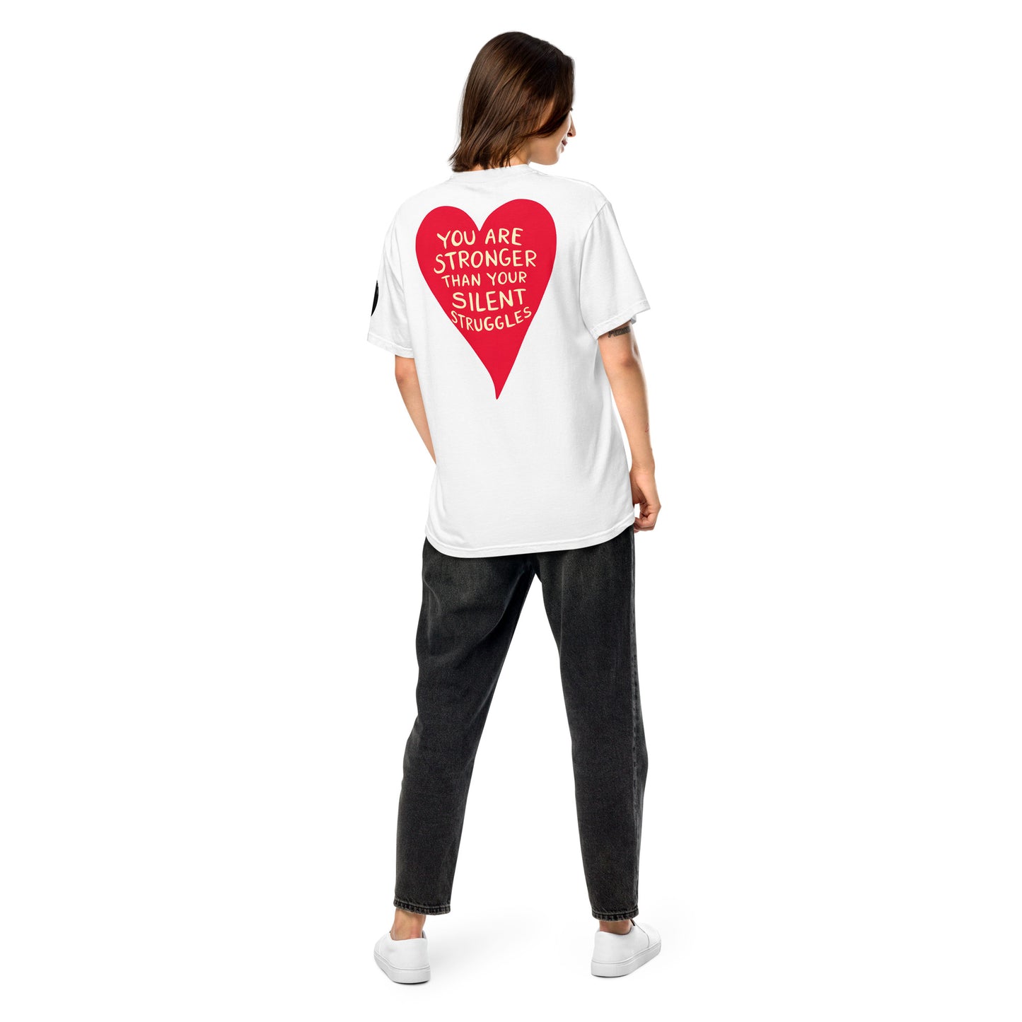 Your Silent Struggles (Relaxed Fit T-shirt) - Self Love Saga  Self-love Apparel, Mental Health Matters