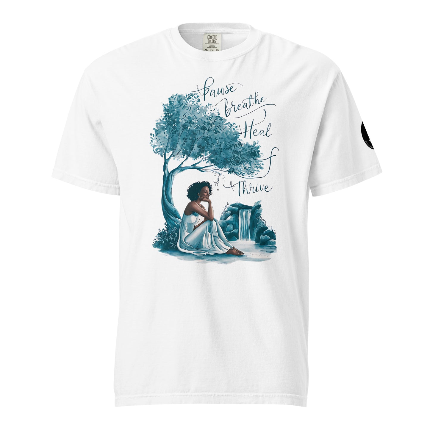 Pause, Breath, Heal (Relaxed Fit T-shirt) - Self Love Saga  Self-love Apparel, Mental Health Matters