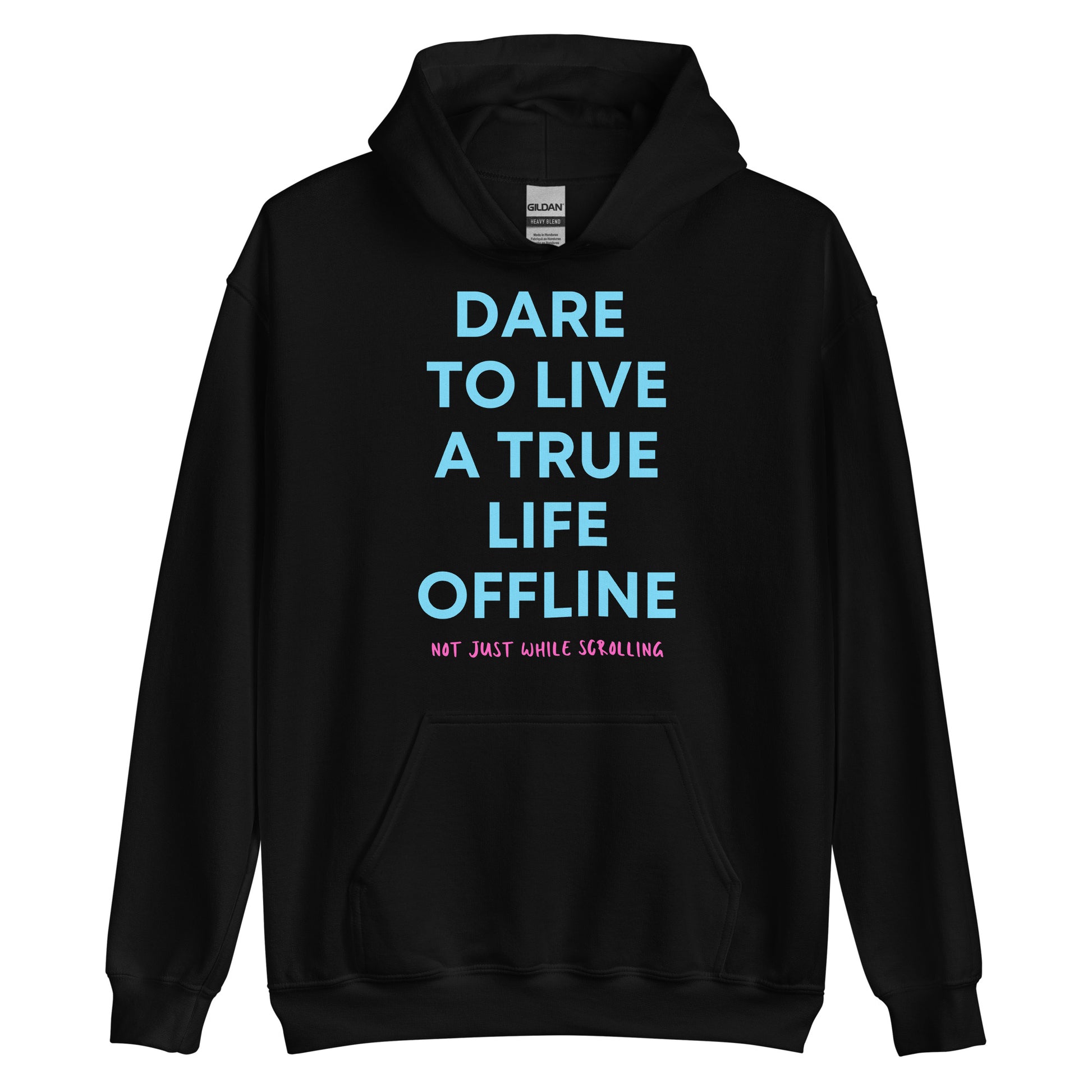 Not only when scrolling | Unisex Hoodie - Self Love Saga  Self-love Apparel, Mental Health Matters