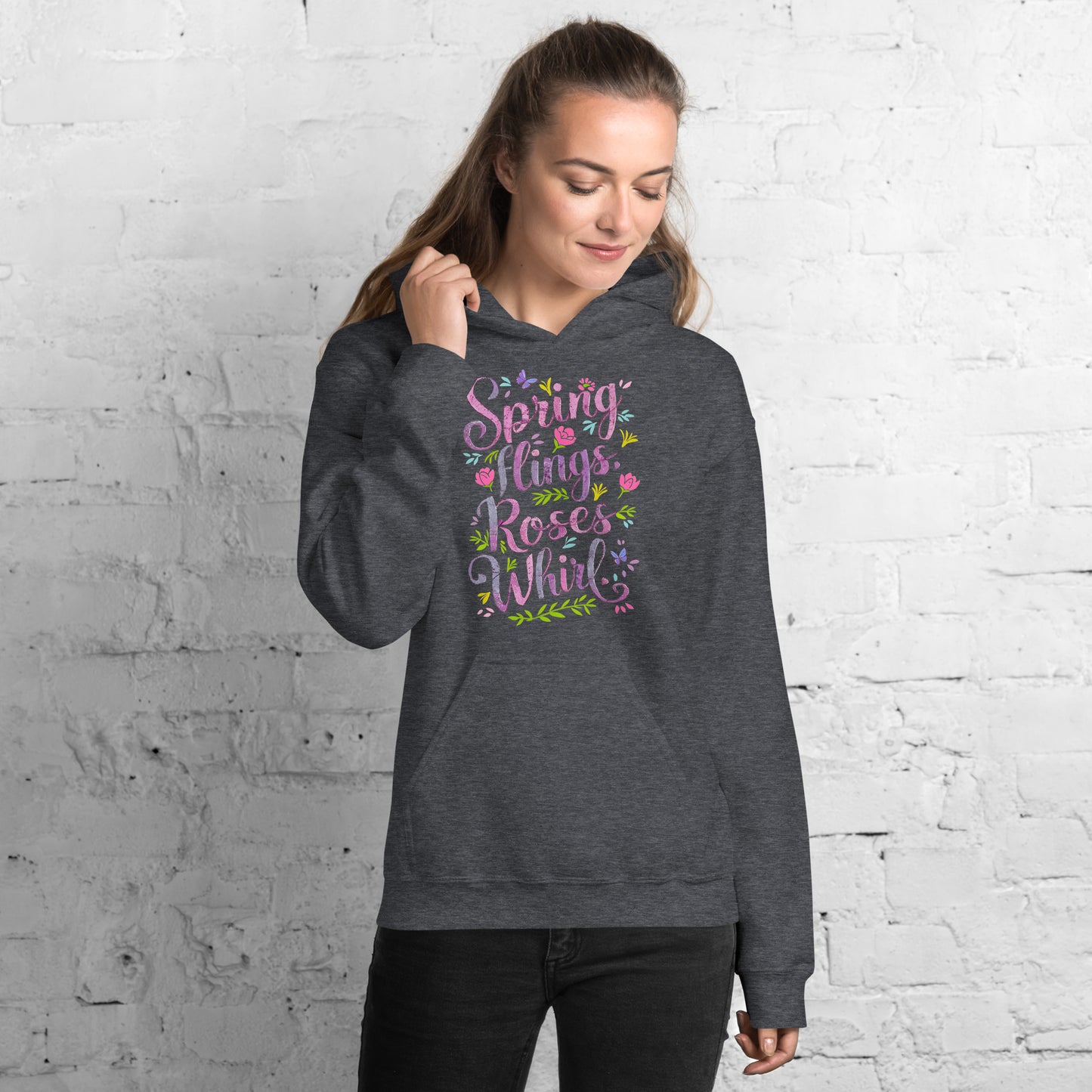 Spring Flings | Unisex Hoodie - Self Love Saga  Self-love Apparel, Mental Health Matters