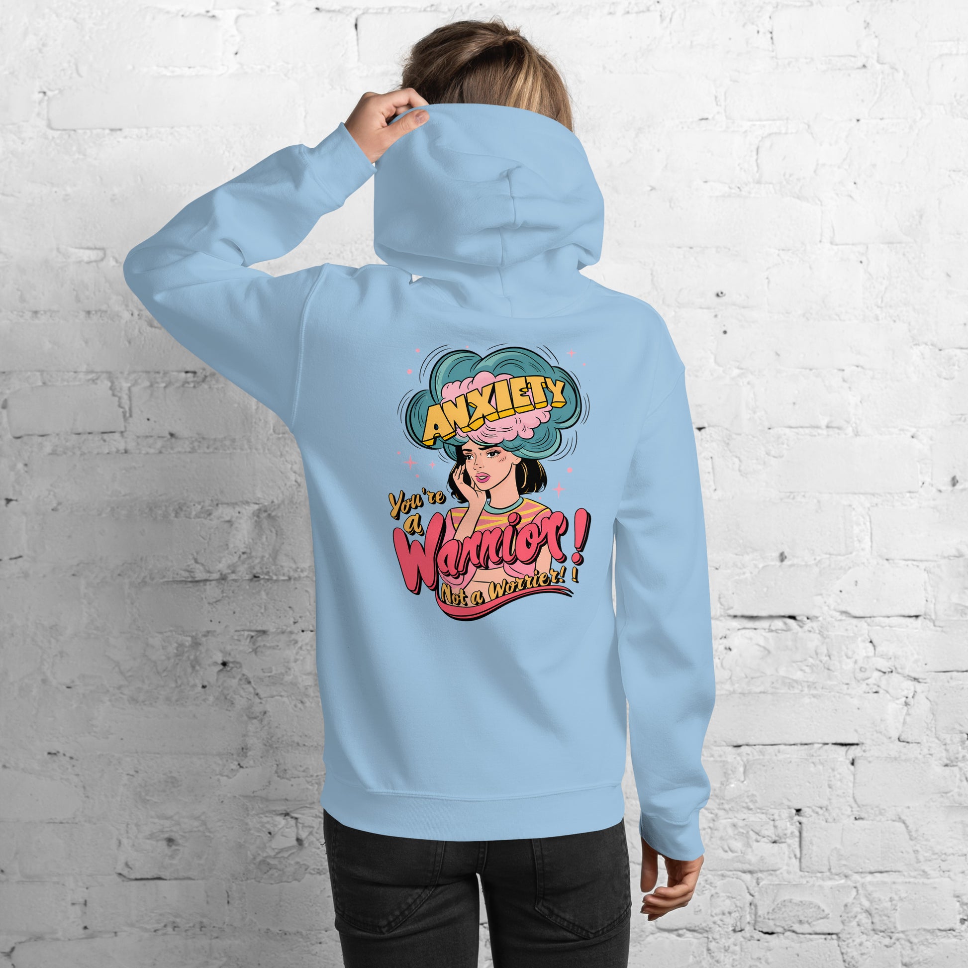 You are a Warrior | Unisex Hoodie - Self Love Saga  Self-love Apparel, Mental Health Matters