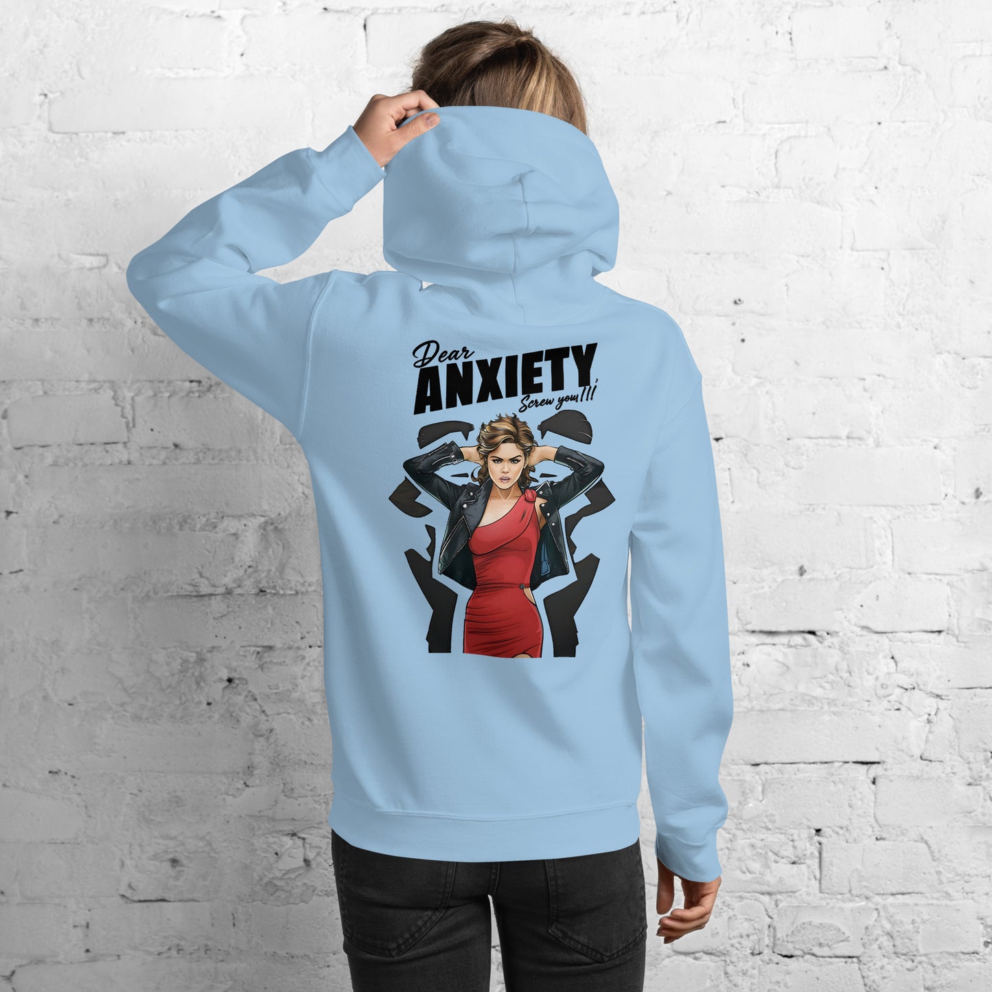 Dear Anxiety | Unisex Hoodie - Self Love Saga  Self-love Apparel, Mental Health Matters