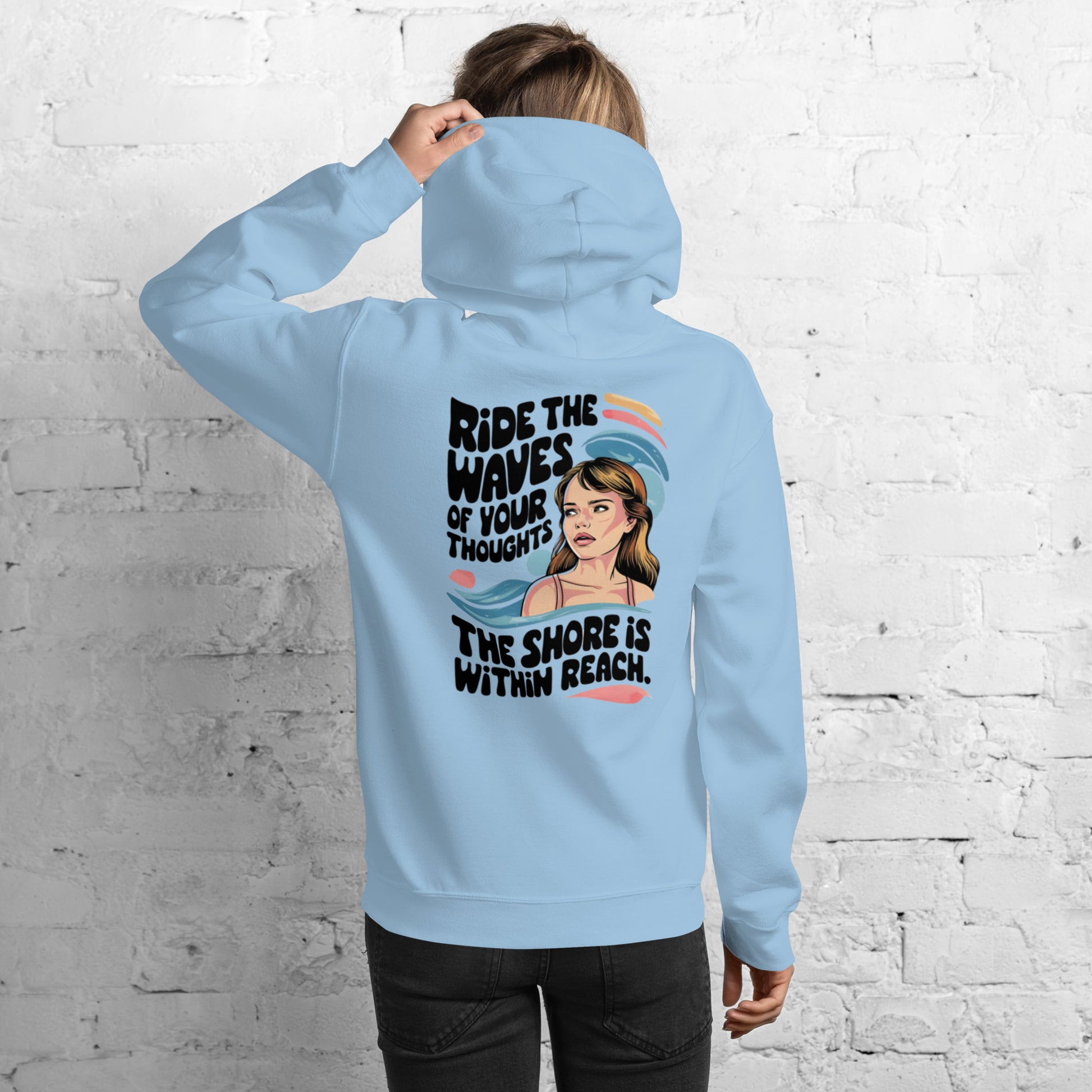 Ride Your Thoughts | Unisex Hoodie - Self Love Saga  Self-love Apparel, Mental Health Matters