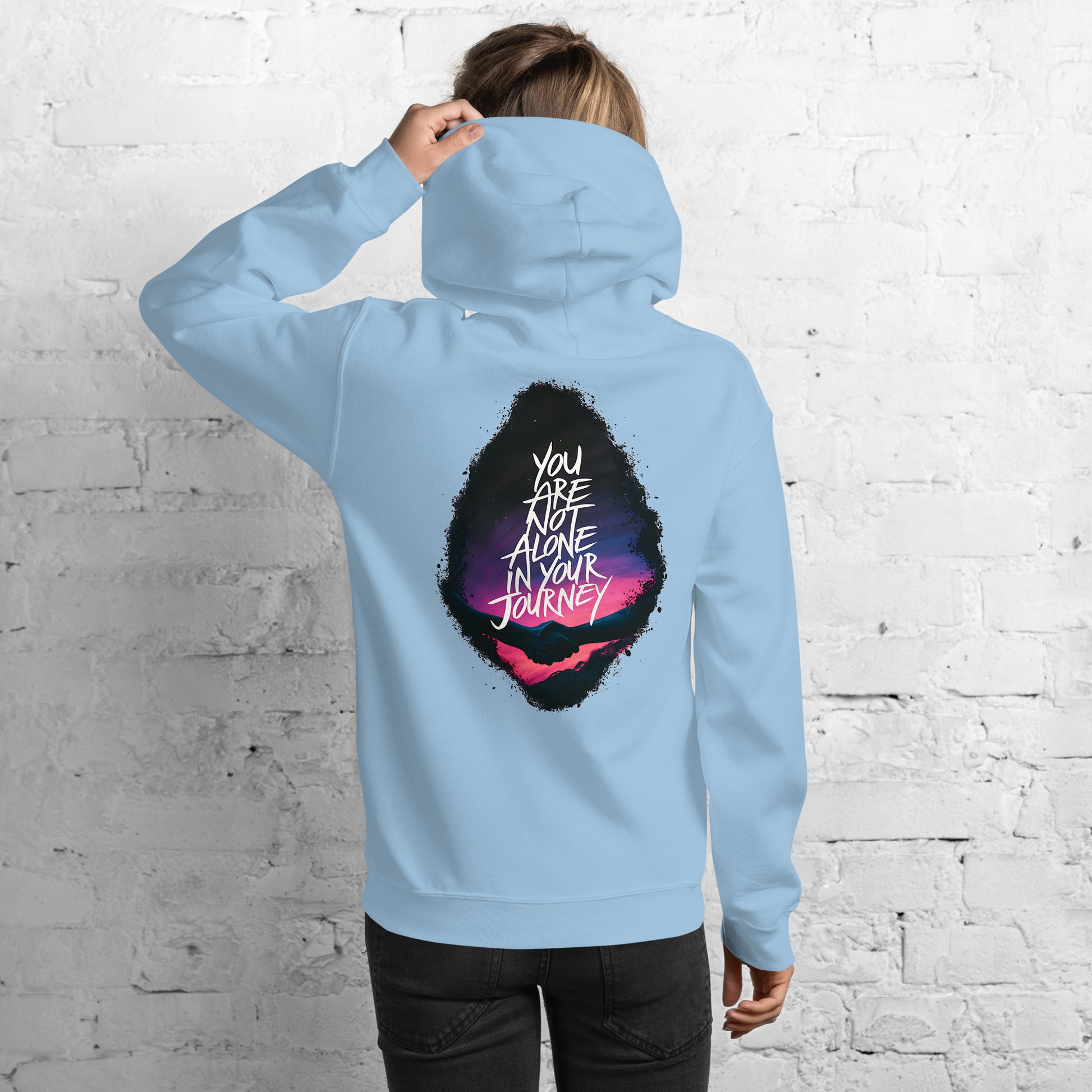 Unity in Journey | Unisex Hoodie - Self Love Saga  Self-love Apparel, Mental Health Matters