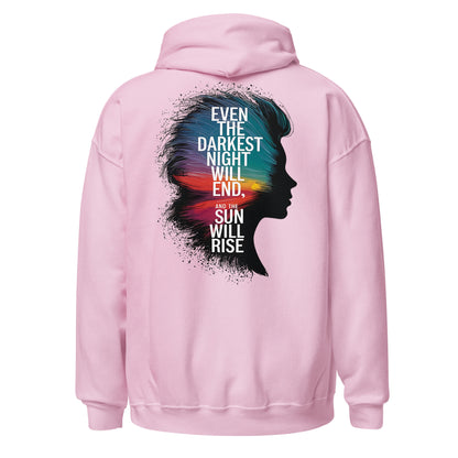 Resilience in Darkness | Unisex Hoodie - Self Love Saga  Self-love Apparel, Mental Health Matters