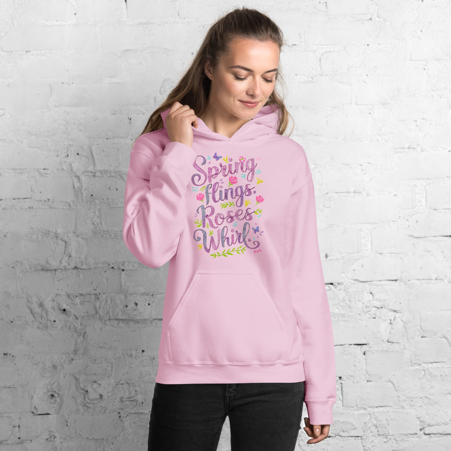 Spring Flings | Unisex Hoodie - Self Love Saga  Self-love Apparel, Mental Health Matters