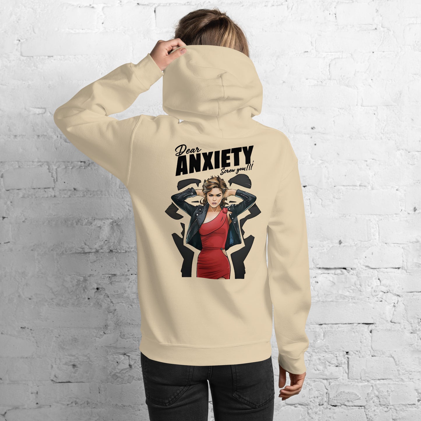 Dear Anxiety | Unisex Hoodie - Self Love Saga  Self-love Apparel, Mental Health Matters