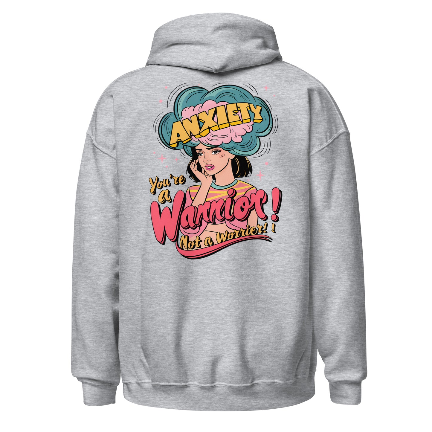 You are a Warrior | Unisex Hoodie - Self Love Saga  Self-love Apparel, Mental Health Matters