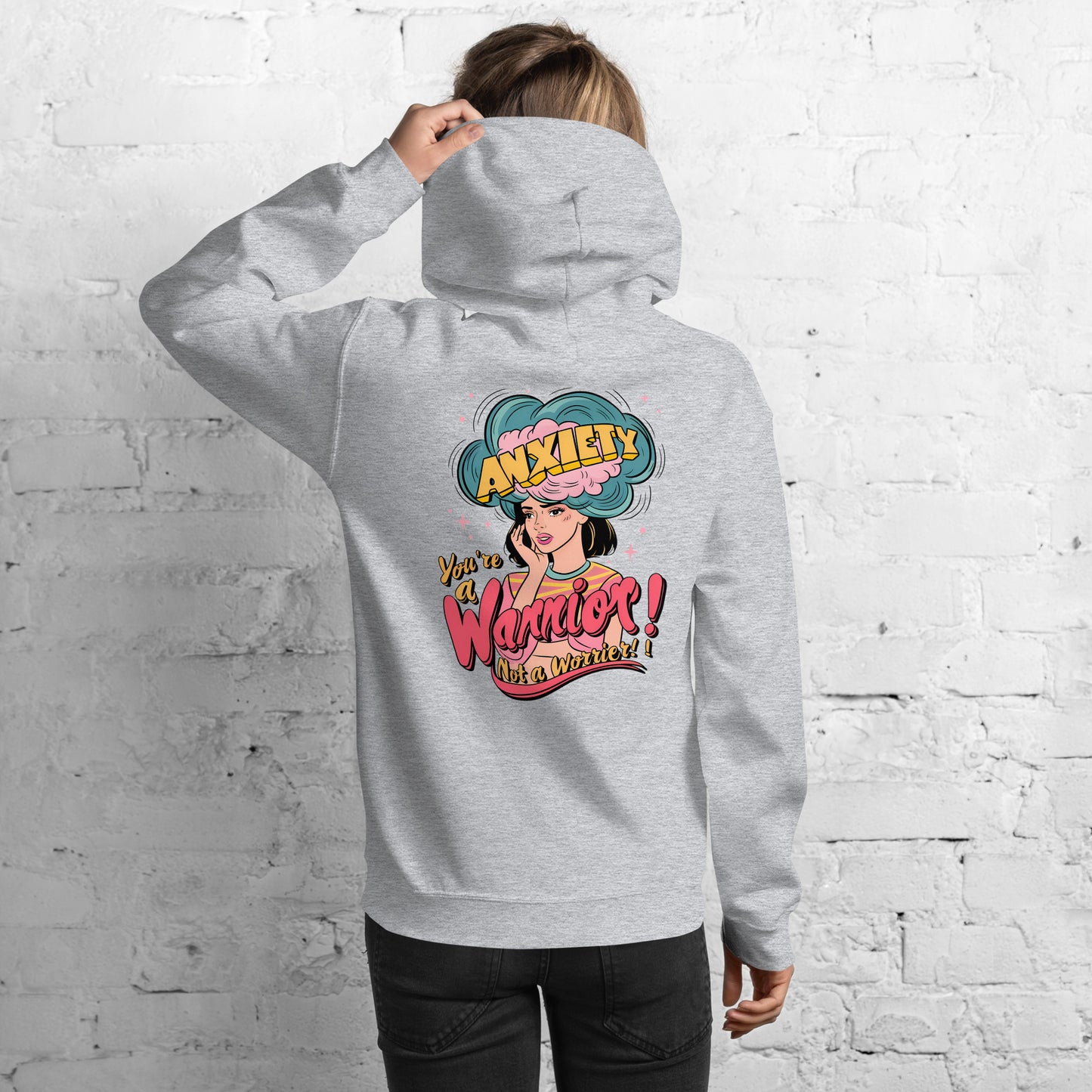 You are a Warrior | Unisex Hoodie - Self Love Saga  Self-love Apparel, Mental Health Matters