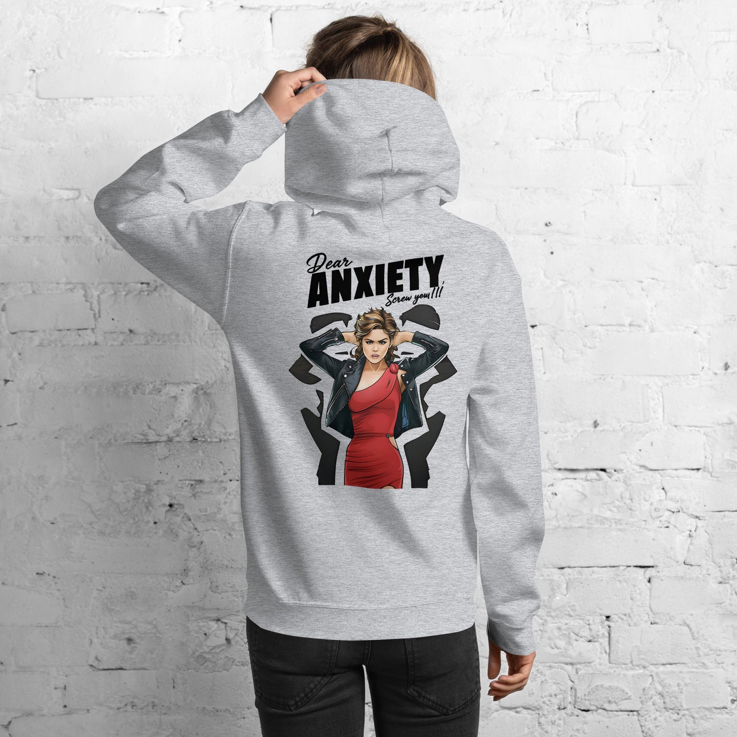 Dear Anxiety | Unisex Hoodie - Self Love Saga  Self-love Apparel, Mental Health Matters