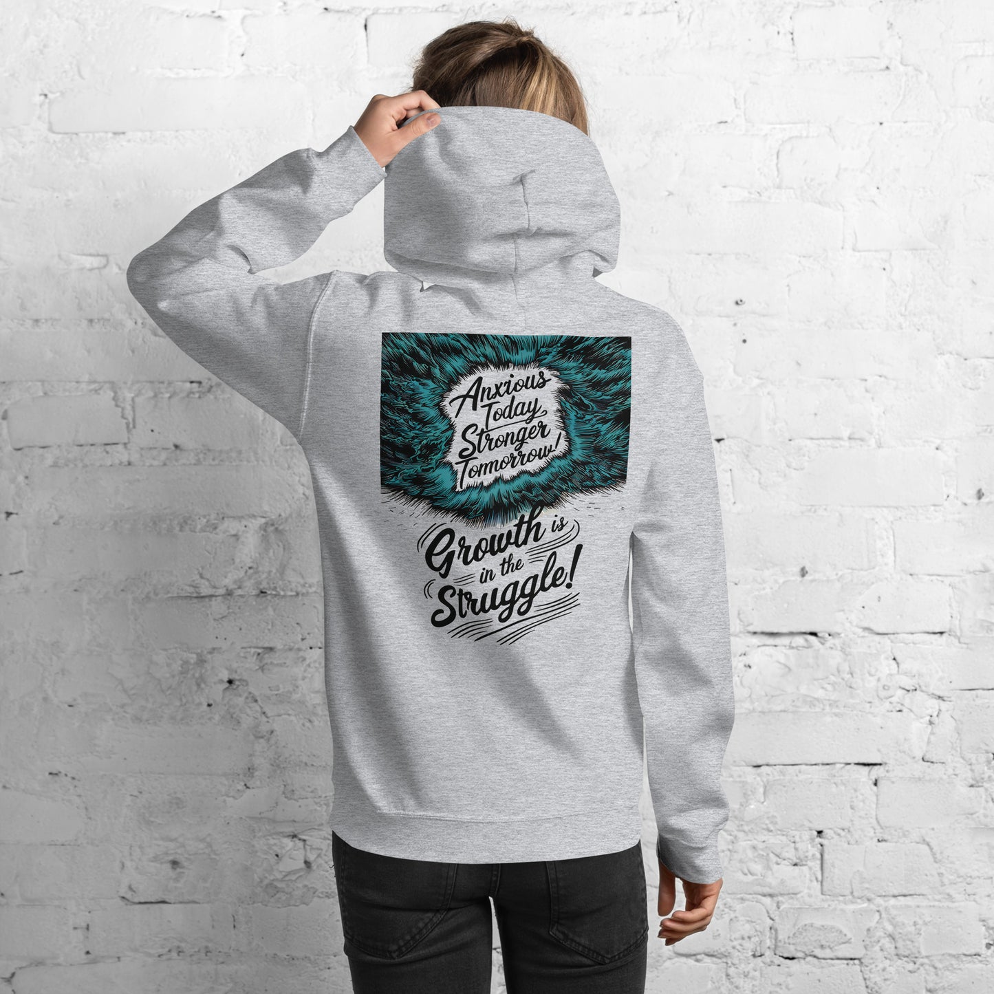 Growth Is in the Struggle | Unisex Hoodie - Self Love Saga  Self-love Apparel, Mental Health Matters