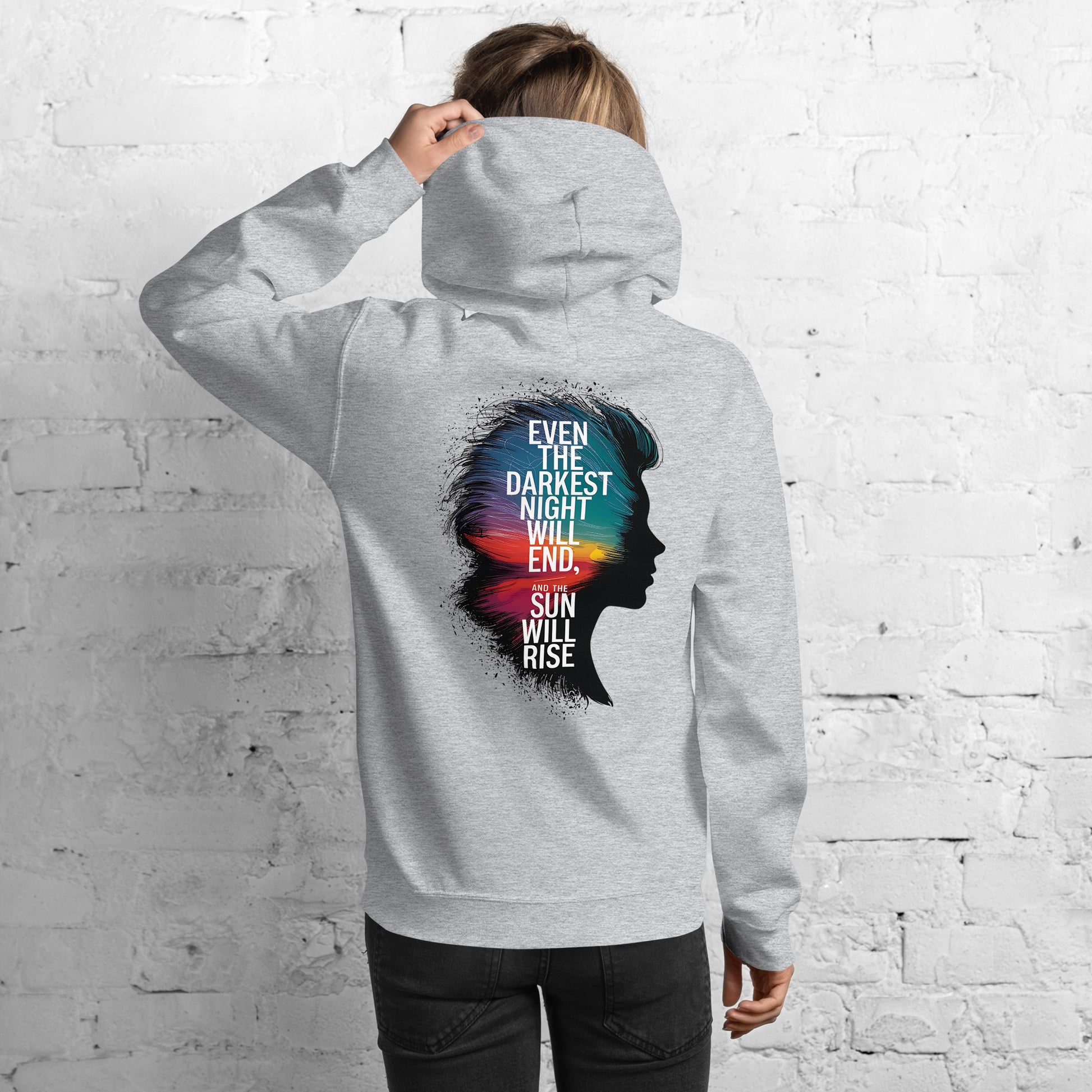 Resilience in Darkness | Unisex Hoodie - Self Love Saga  Self-love Apparel, Mental Health Matters