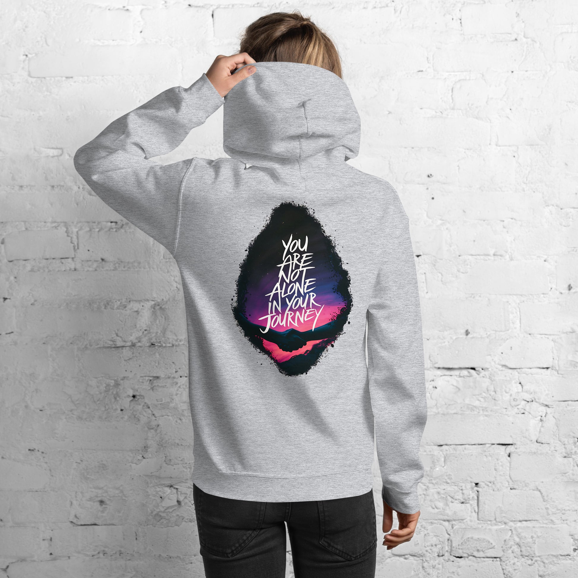 Unity in Journey | Unisex Hoodie - Self Love Saga  Self-love Apparel, Mental Health Matters