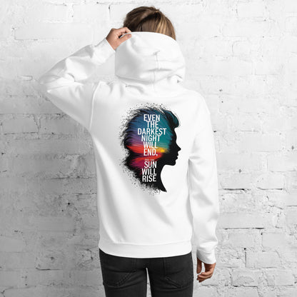 Resilience in Darkness | Unisex Hoodie - Self Love Saga  Self-love Apparel, Mental Health Matters