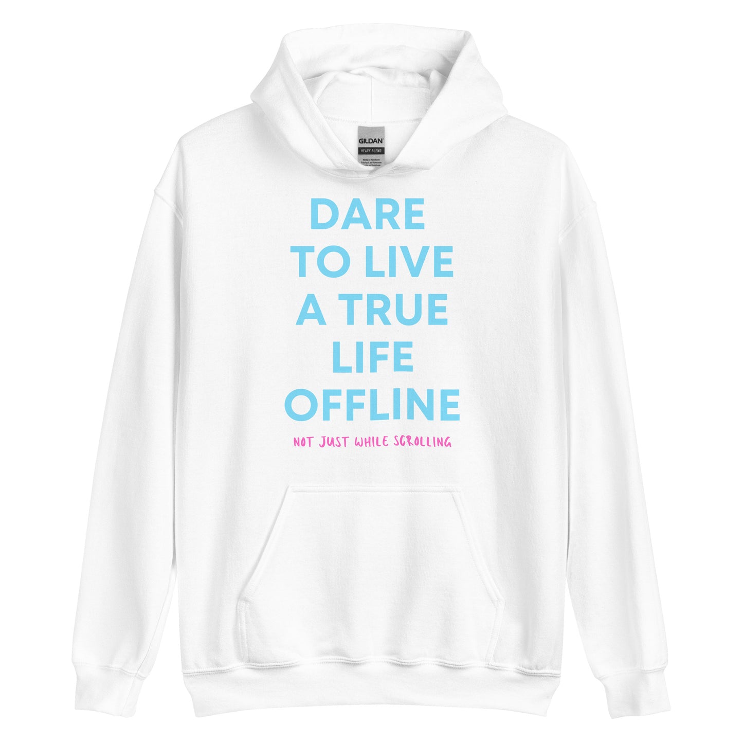 Not only when scrolling | Unisex Hoodie - Self Love Saga  Self-love Apparel, Mental Health Matters