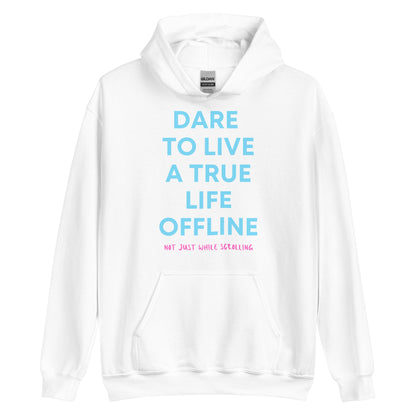 Not only when scrolling | Unisex Hoodie - Self Love Saga  Self-love Apparel, Mental Health Matters