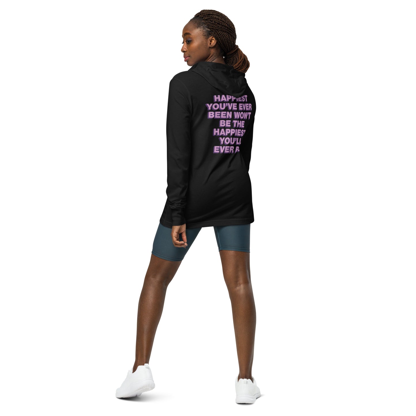 Hooded long-sleeve tee | Limitless Potencial - Self Love Saga  Self-love Apparel, Mental Health Matters