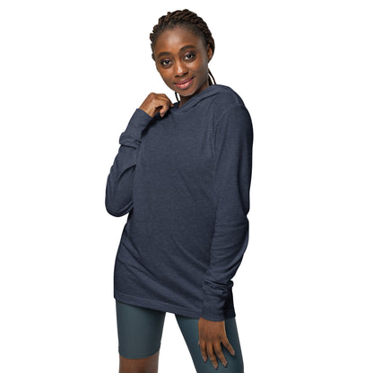 Hooded long-sleeve tee | You are enough - Self Love Saga  Self-love Apparel, Mental Health Matters