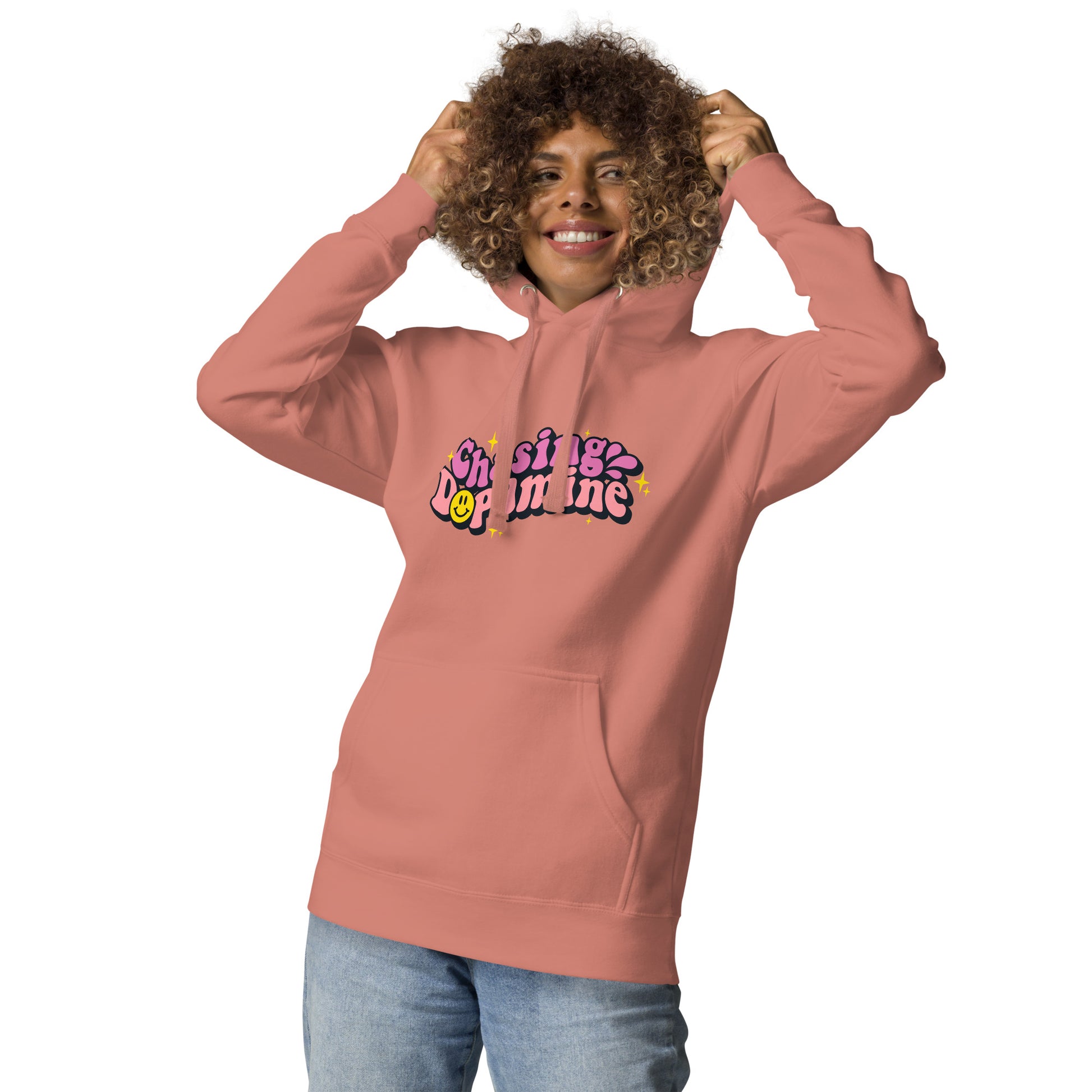 Chasing Dopamine | Hoodie - Self Love Saga  Self-love Apparel, Mental Health Matters