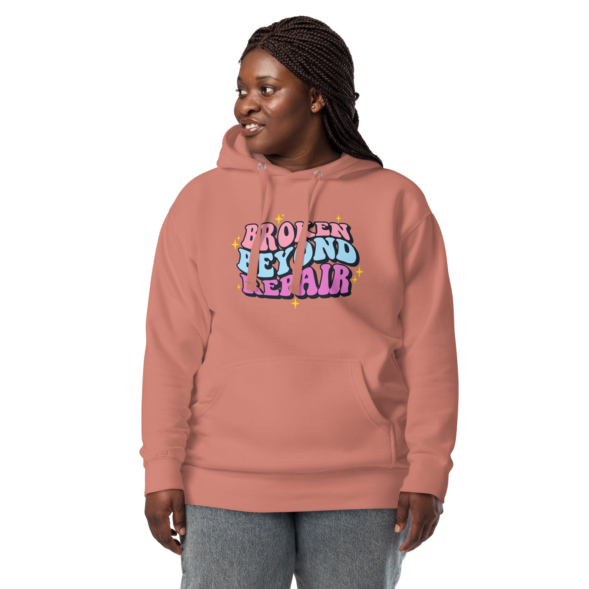 Broken Beyond Repair | Hoodie - Self Love Saga  Self-love Apparel, Mental Health Matters