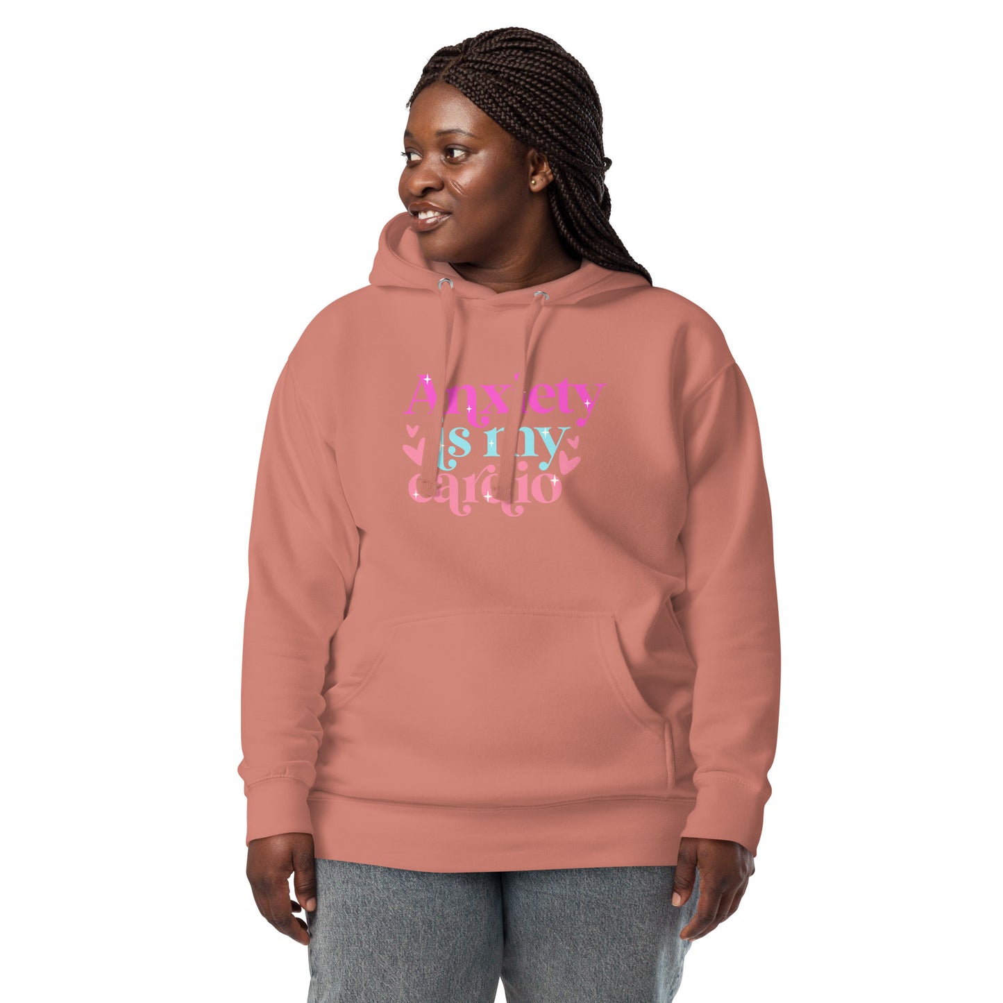 Anxiety Is My Cardio | Hoodie - Self Love Saga  Self-love Apparel, Mental Health Matters