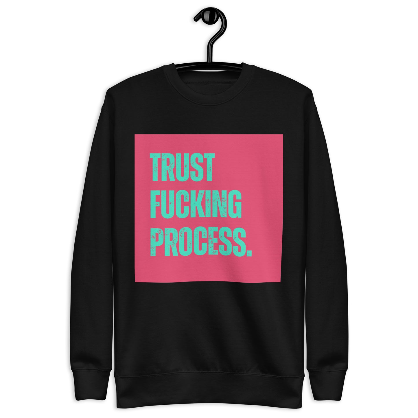 Premium Sweatshirt |  Fckng Fearless Collection #6 | Trust fckng process - Self Love Saga  Self-love Apparel, Mental Health Matters