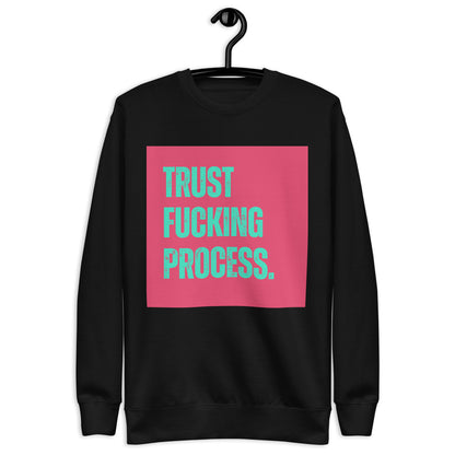 Premium Sweatshirt |  Fckng Fearless Collection #6 | Trust fckng process - Self Love Saga  Self-love Apparel, Mental Health Matters